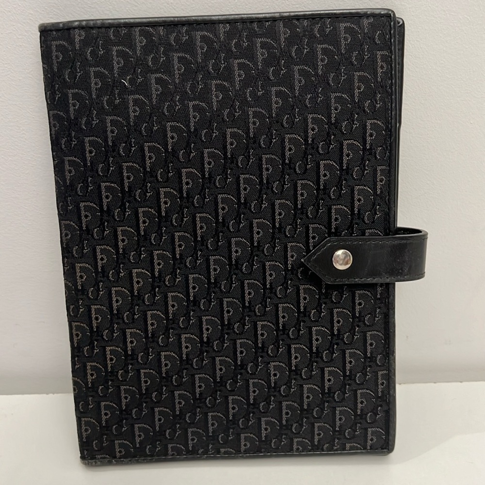 Dior Christian Dior Canvas Lewther Mini IPad holder